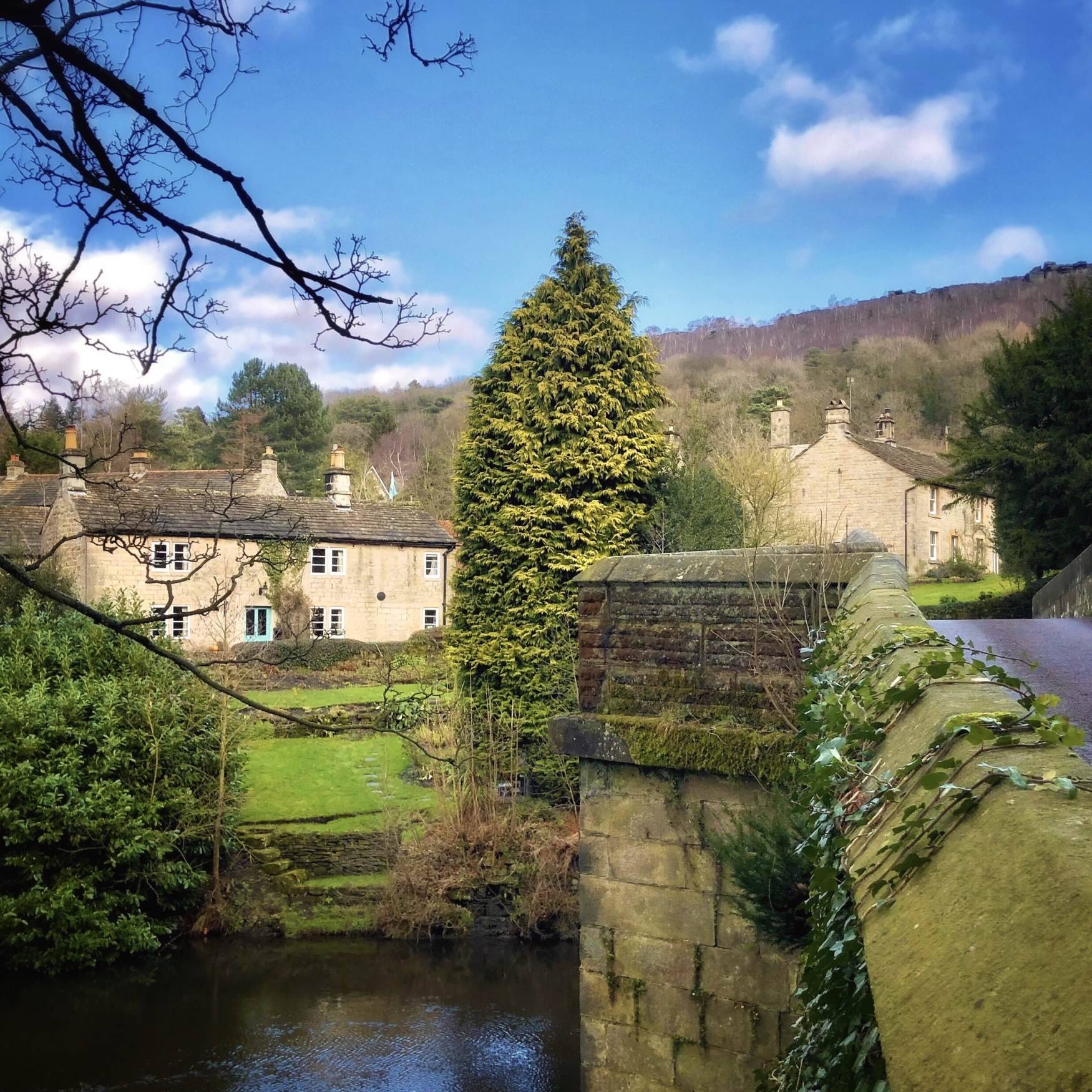 The Village of Froggatt in the Peak District