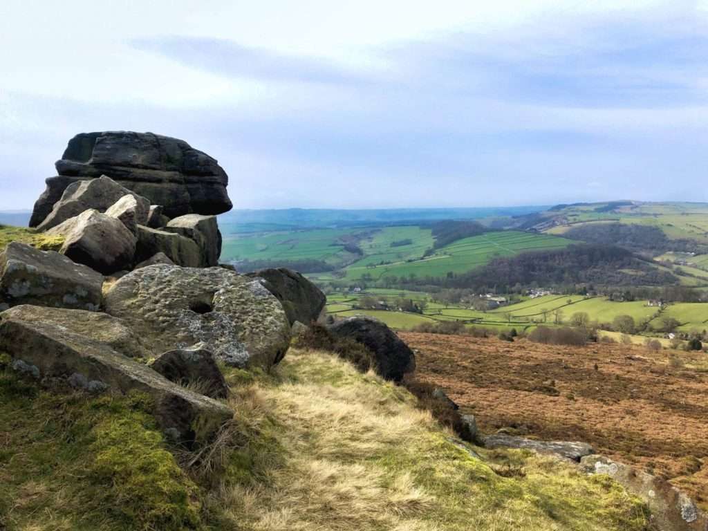 Froggatt Edge, Curbar Edge and Baslow Edge Walk (8 miles)