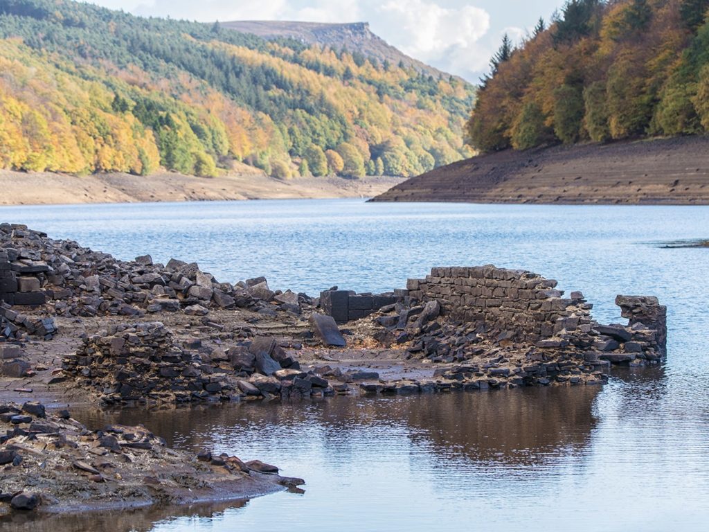 The Drowned Villages under Ladybower Reservoir