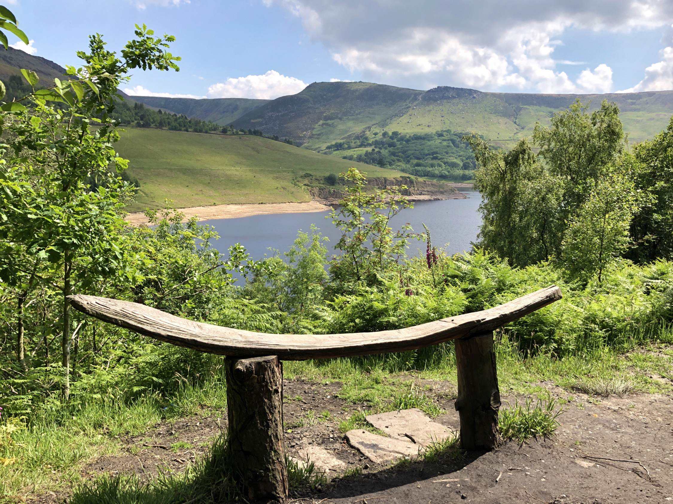 Beautiful Dove Stone Reservoir Walk